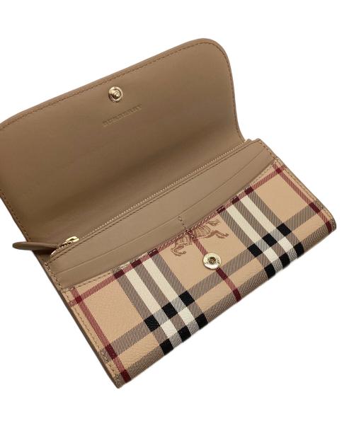 BURBERRY（バーバリー）BURBERRY (バーバリー) 長財布 ベージュの古着・服飾アイテム