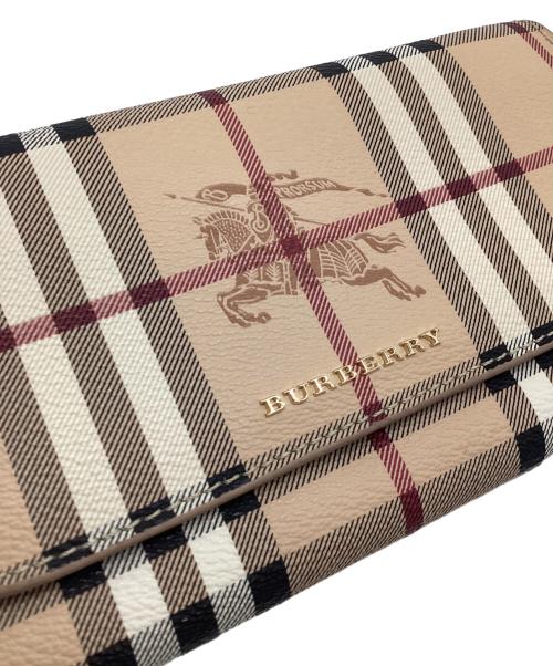 BURBERRY（バーバリー）BURBERRY (バーバリー) 長財布 ベージュの古着・服飾アイテム