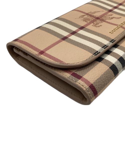 BURBERRY（バーバリー）BURBERRY (バーバリー) 長財布 ベージュの古着・服飾アイテム