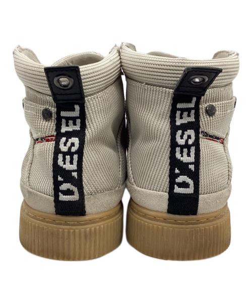 DIESEL（ディーゼル）DIESEL (ディーゼル) ミドカットスニーカー アイボリー サイズ:25.5の古着・服飾アイテム