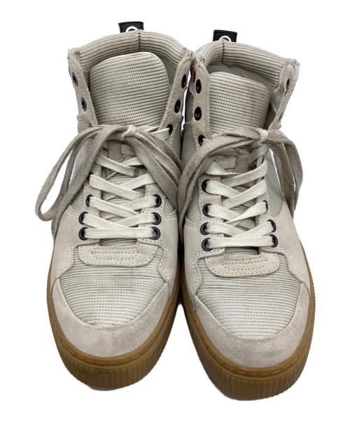 DIESEL（ディーゼル）DIESEL (ディーゼル) ミドカットスニーカー アイボリー サイズ:25.5の古着・服飾アイテム