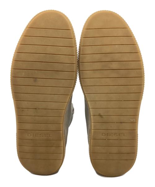 DIESEL（ディーゼル）DIESEL (ディーゼル) ミドカットスニーカー アイボリー サイズ:25.5の古着・服飾アイテム