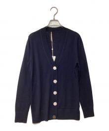 TORY BURCH（トリーバーチ）の古着「薄手カーディガン」｜ネイビー