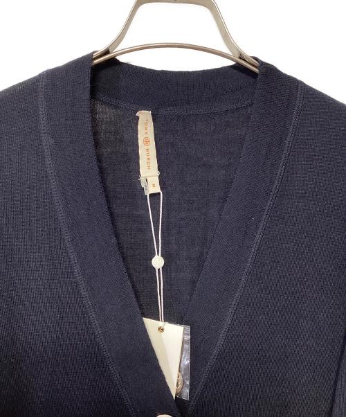 TORY BURCH（トリーバーチ）TORY BURCH (トリーバーチ) 薄手カーディガン ネイビー サイズ:Mの古着・服飾アイテム