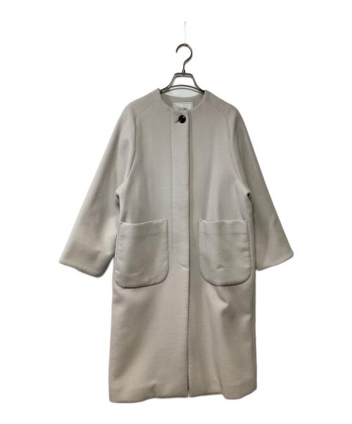 SLOBE IENA（スローブ イエナ）SLOBE IENA (スローブ イエナ) ウールコート アイボリー サイズ:34の古着・服飾アイテム