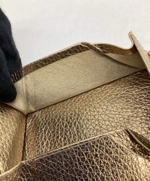 HER SCHEDULE（ハースケジュール）HER SCHEDULE (ハースケジュール) ラウンドジップウォレット ベージュの古着・服飾アイテム