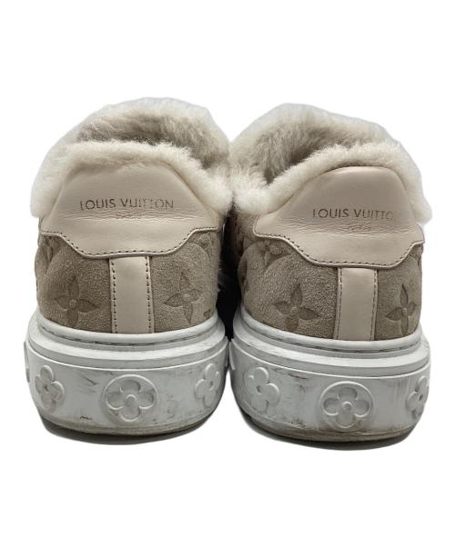 LOUIS VUITTON（ルイ ヴィトン）LOUIS VUITTON (ルイ ヴィトン) タイムアウトラインスニーカー ベージュ サイズ:35の古着・服飾アイテム