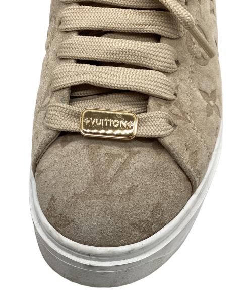 LOUIS VUITTON（ルイ ヴィトン）LOUIS VUITTON (ルイ ヴィトン) タイムアウトラインスニーカー ベージュ サイズ:35の古着・服飾アイテム