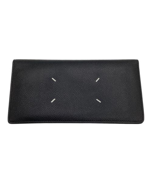 Maison Margiela（メゾンマルジェラ）Maison Margiela (メゾンマルジェラ) 2つ折り財布 ブラックの古着・服飾アイテム