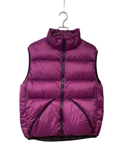 TAION（タイオン）TAION (タイオン) JOURNAL STANDARD relume (ジャーナルスタンダード レリューム) ダウンベスト パープル サイズ:M 未使用品の古着・服飾アイテム