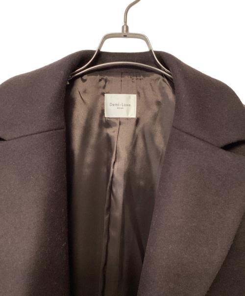 Demi-Luxe Beams（デミルクス ビームス）Demi-Luxe Beams (デミルクス ビームス) チェスターコート ダークブラウン サイズ:36の古着・服飾アイテム
