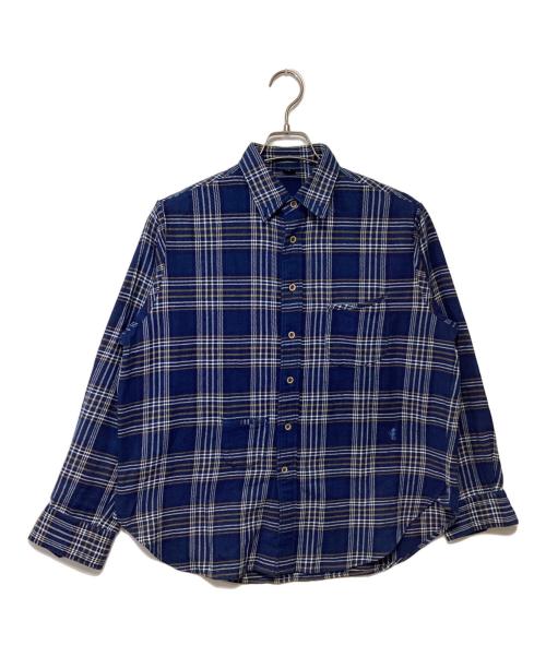 45R（フォーティファイブ・アール）45R (フォーティファイブ・アール) 長袖シャツ ブルー サイズ:記載なしの古着・服飾アイテム
