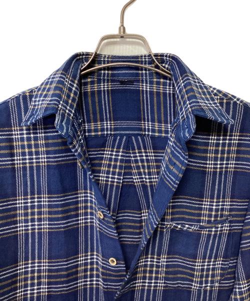 45R（フォーティファイブ・アール）45R (フォーティファイブ・アール) 長袖シャツ ブルー サイズ:記載なしの古着・服飾アイテム