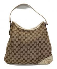 GUCCI（グッチ）の古着「ワンショルダーバッグ」｜ベージュ×アイボリー