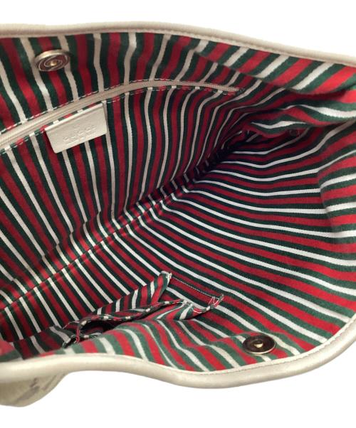 GUCCI（グッチ）GUCCI (グッチ) ワンショルダーバッグ ベージュ×アイボリーの古着・服飾アイテム