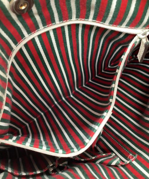 GUCCI（グッチ）GUCCI (グッチ) ワンショルダーバッグ ベージュ×アイボリーの古着・服飾アイテム