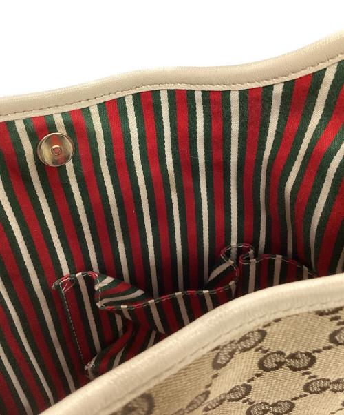 GUCCI（グッチ）GUCCI (グッチ) ワンショルダーバッグ ベージュ×アイボリーの古着・服飾アイテム