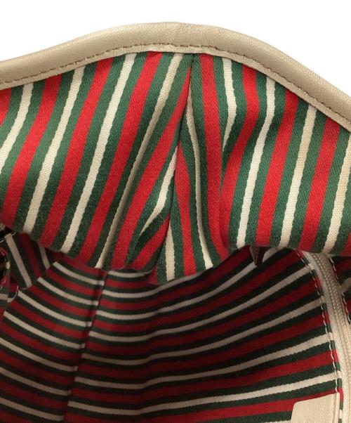 GUCCI（グッチ）GUCCI (グッチ) ワンショルダーバッグ ベージュ×アイボリーの古着・服飾アイテム