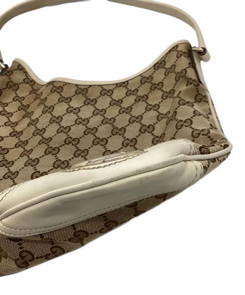 GUCCI（グッチ）GUCCI (グッチ) ワンショルダーバッグ ベージュ×アイボリーの古着・服飾アイテム