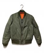 AVIREXアヴィレックス）の古着「MA-1ジャケット」｜グリーン