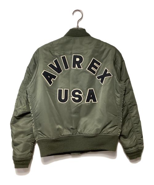 AVIREX（アヴィレックス）AVIREX (アヴィレックス) MA-1ジャケット グリーン サイズ:2の古着・服飾アイテム
