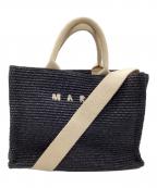 MARNIマルニ）の古着「カゴバッグ」｜ブラック