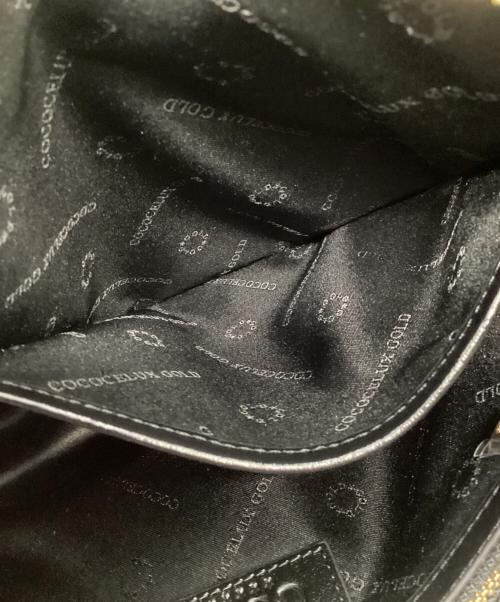 COCOCELUX GOLD（ココセリュックスゴールド）COCOCELUX GOLD (ココセリュックスゴールド) キルティングショルダーバッグ ブラックの古着・服飾アイテム