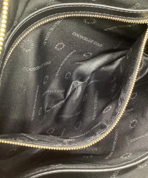 COCOCELUX GOLD（ココセリュックスゴールド）COCOCELUX GOLD (ココセリュックスゴールド) キルティングショルダーバッグ ブラックの古着・服飾アイテム