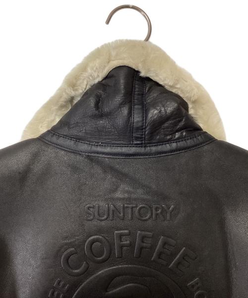 SUNTORY BOSS（サントリーボス）SUNTORY BOSS (サントリーボス) フライトジャケット ブラック サイズ:LLの古着・服飾アイテム