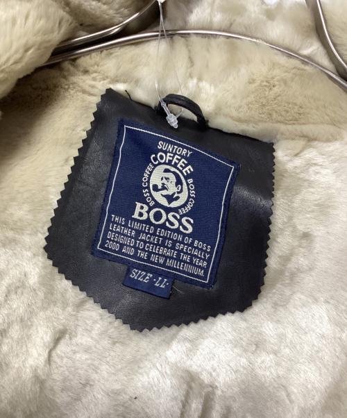 SUNTORY BOSS（サントリーボス）SUNTORY BOSS (サントリーボス) フライトジャケット ブラック サイズ:LLの古着・服飾アイテム