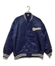 Champion（チャンピオン）の古着「ベースボールジャケット」｜ネイビー