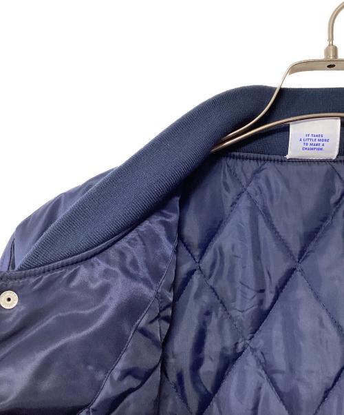 Champion（チャンピオン）Champion (チャンピオン) ベースボールジャケット ネイビー サイズ:LARGEの古着・服飾アイテム