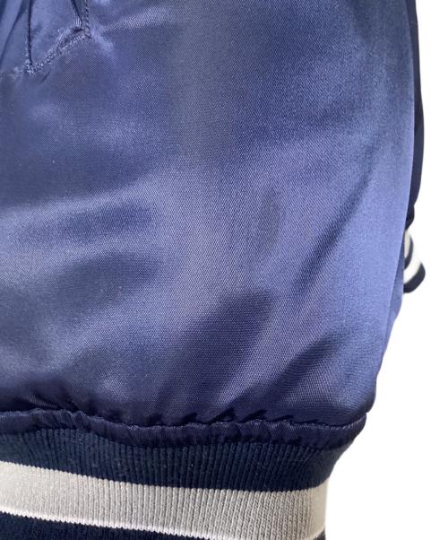 Champion（チャンピオン）Champion (チャンピオン) ベースボールジャケット ネイビー サイズ:LARGEの古着・服飾アイテム