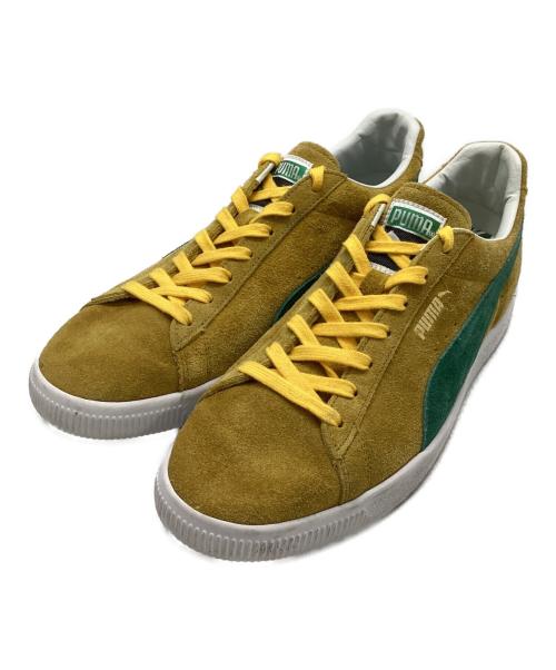 PUMA（プーマ）PUMA (プーマ) SUEDE VTG MIJ RETRO イエロー×グリーン サイズ:26.5の古着・服飾アイテム