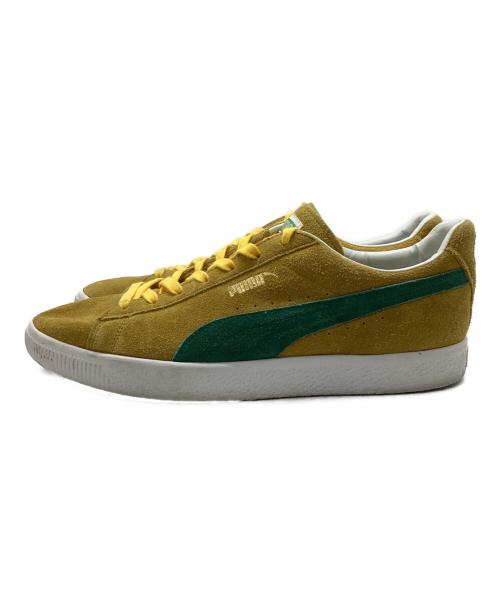PUMA（プーマ）PUMA (プーマ) SUEDE VTG MIJ RETRO イエロー×グリーン サイズ:26.5の古着・服飾アイテム