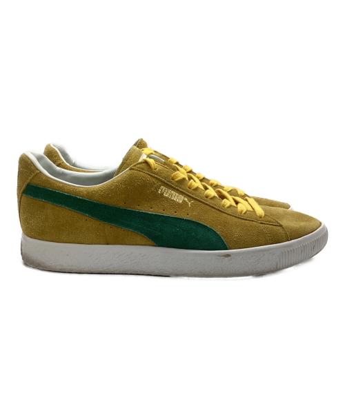 PUMA（プーマ）PUMA (プーマ) SUEDE VTG MIJ RETRO イエロー×グリーン サイズ:26.5の古着・服飾アイテム