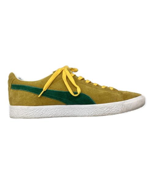 PUMA（プーマ）PUMA (プーマ) SUEDE VTG MIJ RETRO イエロー×グリーン サイズ:26.5の古着・服飾アイテム