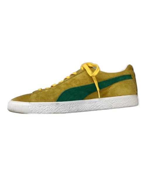 PUMA（プーマ）PUMA (プーマ) SUEDE VTG MIJ RETRO イエロー×グリーン サイズ:26.5の古着・服飾アイテム