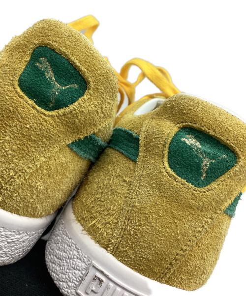 PUMA（プーマ）PUMA (プーマ) SUEDE VTG MIJ RETRO イエロー×グリーン サイズ:26.5の古着・服飾アイテム