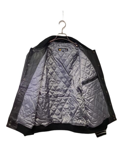 CLUB MALT'S（クラブモルツ）CLUB MALT'S (クラブモルツ) オールレザースタジャン ブラック サイズ:LLの古着・服飾アイテム