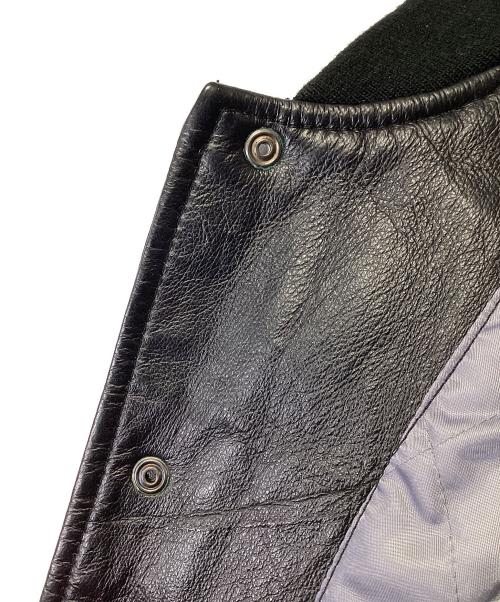 CLUB MALT'S（クラブモルツ）CLUB MALT'S (クラブモルツ) オールレザースタジャン ブラック サイズ:LLの古着・服飾アイテム