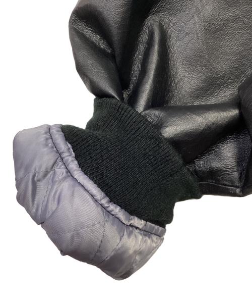 CLUB MALT'S（クラブモルツ）CLUB MALT'S (クラブモルツ) オールレザースタジャン ブラック サイズ:LLの古着・服飾アイテム