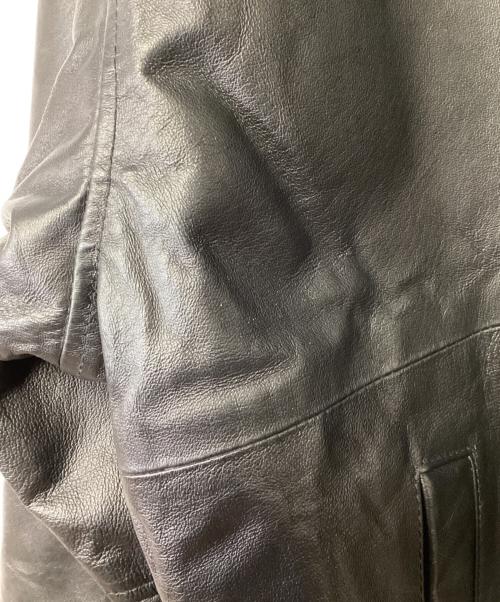 CLUB MALT'S（クラブモルツ）CLUB MALT'S (クラブモルツ) オールレザースタジャン ブラック サイズ:LLの古着・服飾アイテム