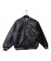 CLUB MALT'S（クラブモルツ）の古着「オールレザースタジャン」｜ブラック