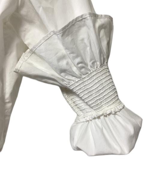 ANAYI（アナイ）ANAYI (アナイ) フリルブルゾン ホワイト サイズ:34の古着・服飾アイテム