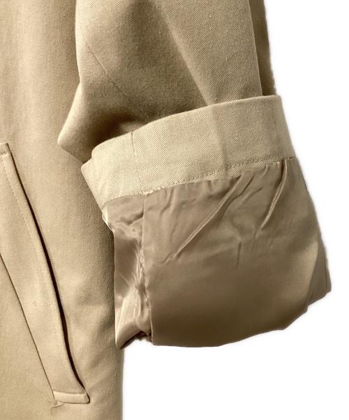 regleam（リグリーム）regleam (リグリーム) ビッグカラーツイルコート ベージュ サイズ:記載なしの古着・服飾アイテム