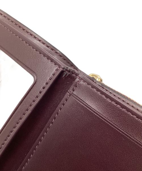 COACH（コーチ）COACH (コーチ) 3つ折り財布 パープルの古着・服飾アイテム