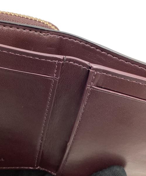 COACH（コーチ）COACH (コーチ) 3つ折り財布 パープルの古着・服飾アイテム