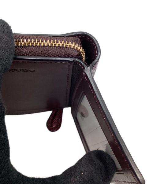 COACH（コーチ）COACH (コーチ) 3つ折り財布 パープルの古着・服飾アイテム