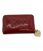 GUCCIグッチ）の古着「キーリング付きコインケース」｜レッド